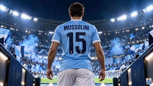Floriani Mussolini segna il primo gol in Serie A e torna il dibattito sul cognome. Ma il terzino della Lazio merita di essere giudicato per ciò che fa in campo.