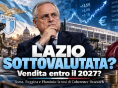 «La Lazio è l’asset sportivo più economico al mondo»: un investitore scommette sulla vendita entro il 2027 Coherence Research definisce la Lazio uno degli asset sportivi più sottovalutati e ipotizza una vendita entro il 2027. Reggina e Flaminio i possibili catalizzatori.