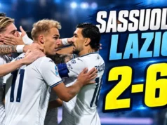 Lazio schiacciasassi: 6-2 al Sassuolo, 25 punti su 27 e un avvio mai visto La Lazio travolge il Sassuolo 6-2 e vola a 25 punti su 27: otto vittorie, 22 gol e dodici marcatori diversi. Un avvio storico per Gattuso.
